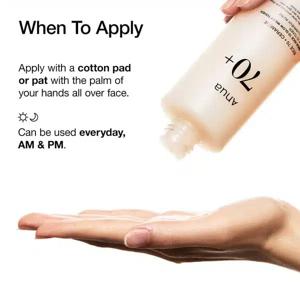 Rice 70 Glow Milky Toner 250ml/8.45fl.oz. - Image 5