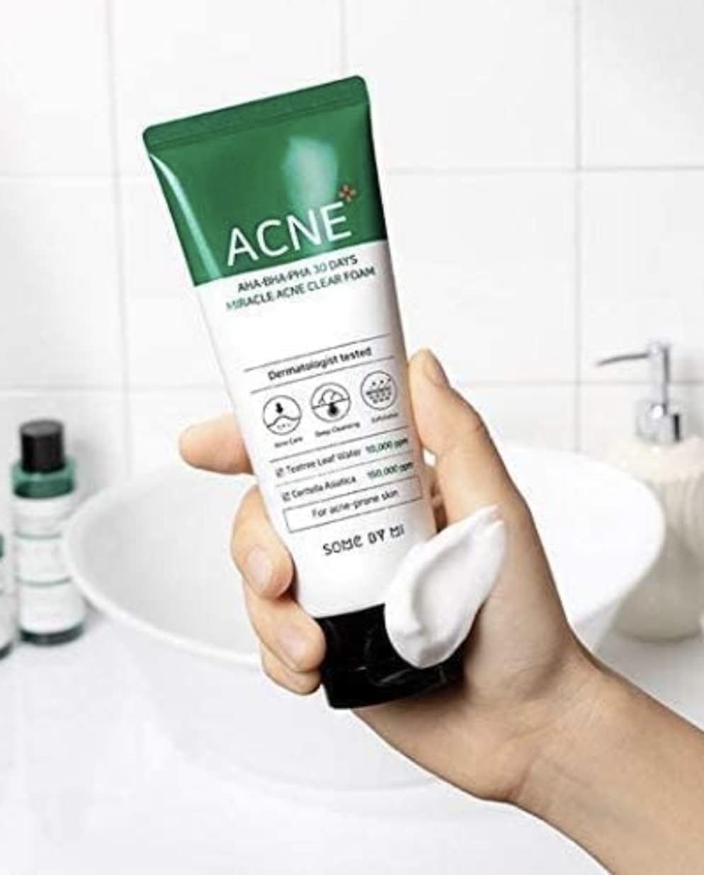 SOME BY MI AHA-BHA-PHA 30 DAYS MIRACLE ACNE CLEAR FOAM (100 ml) - Image 2