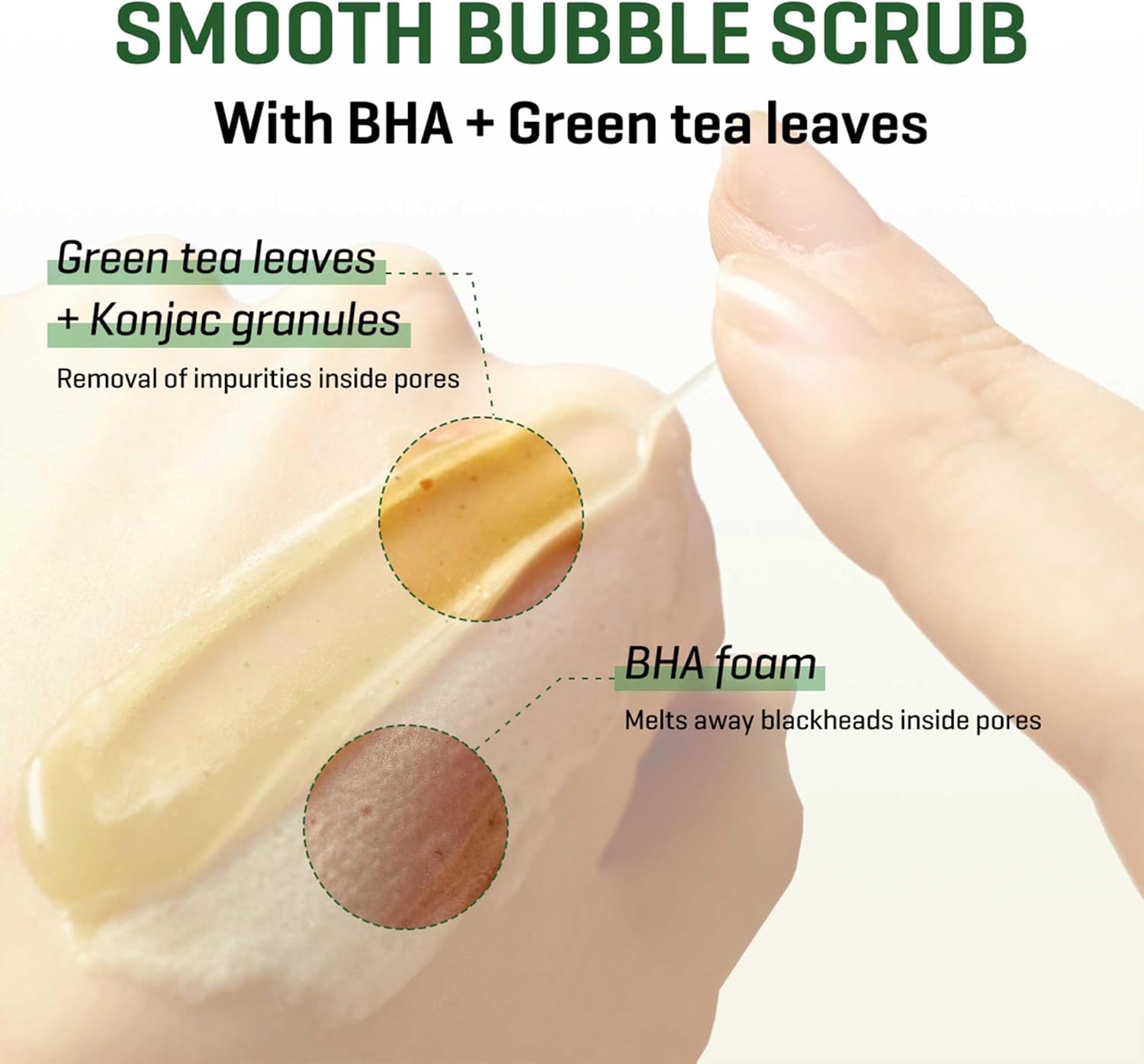 SOME BY MI Bye Bye Blackhead 30 Days Miracle Green Tea Tox Bubble Cleanser - 4.23 Oz, 120g - Image 6