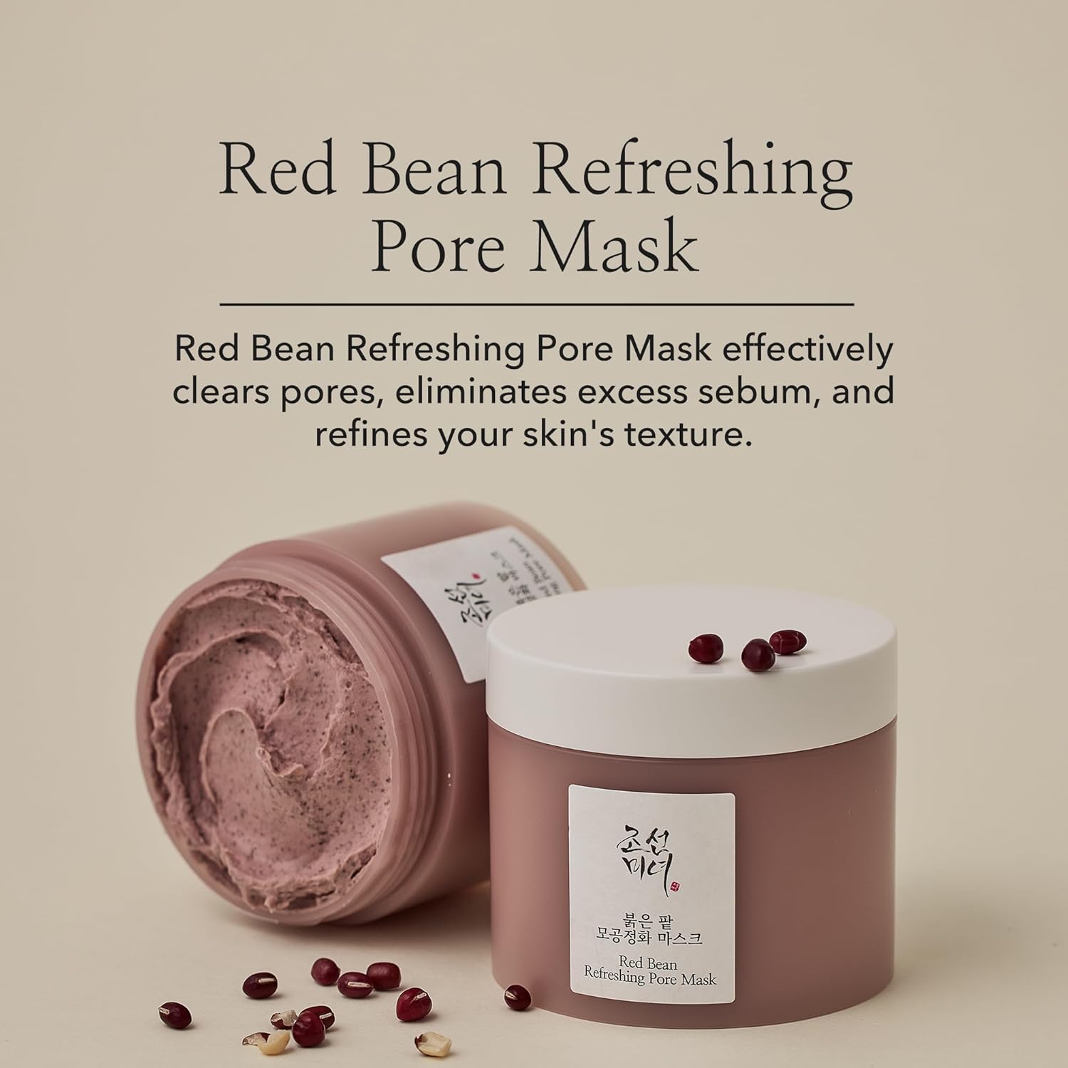 Beauty of Joseon Red Bean Refreshing Pore Mask 140ml, 4.73fl.oz - Image 2